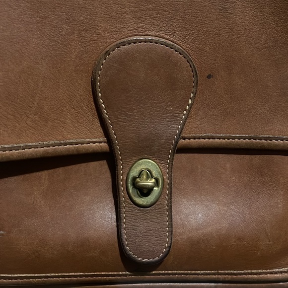 Vintage Coach British Tan Station Bag 5130 - Picture 3 of 11